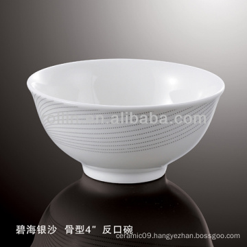 healthy durable white porcelain oven safe silver sand dinnerware